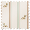 Dasching About, Sausage Stripe Biscuit - Roller Blind